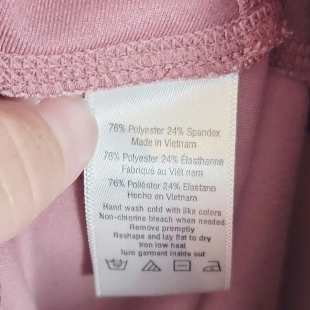 Alo Gradient Grenache High Waist Airbrush Leggings in Printed Pink, sz Medium
